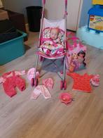 Popje met kleding + wagentje, Ophalen, Babypop