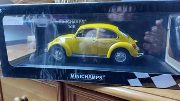 VW Kever 1200 1:18 Minichamps Alles kan open Limited 504 beschikbaar voor biedingen