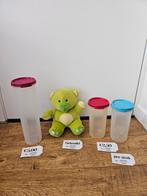 * Tupperware ronde ruimtespaarders gekleurd, Huis en Inrichting, Keuken | Tupperware, Ophalen of Verzenden, Gebruikt, Rood, Bak of Kom