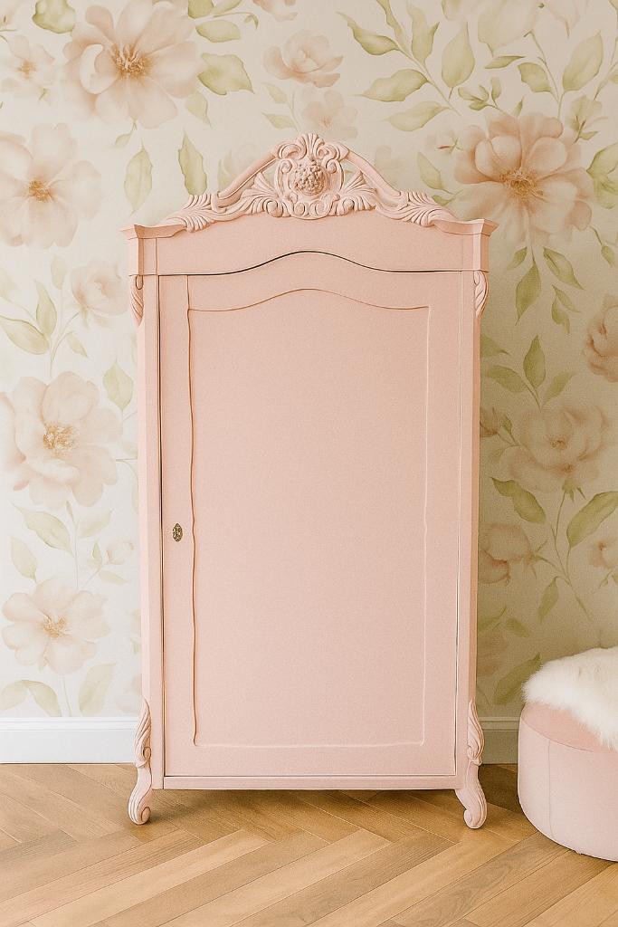 Prachtige authentieke Biedermeier kast Pink Clay 1840, Kinderen en Baby's, Kinderkamer | Commodes en Kasten, Zo goed als nieuw