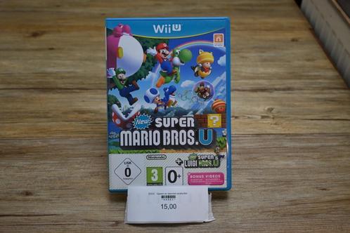 Wii U New Super Mario Bros U, Spelcomputers en Games, Games | Nintendo Wii U, Gebruikt, 3 spelers of meer, Vanaf 3 jaar, Ophalen of Verzenden