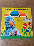 Vinyl lp sesamstraat Pino in de verkeerstuin, Ophalen of Verzenden, Gebruikt