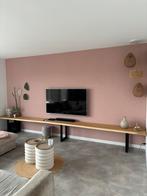 Massief eiken boomstam plank 488 cm, Ophalen