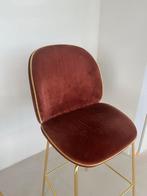 2x Gubi Beetle barstool/counter chair (h 75cm), Ophalen, Gebruikt, Metaal, Gubi