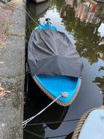 Stalen grachtensloep met elektrische motor, Watersport en Boten, Ophalen, Gebruikt, Elektrisch, Tot 10 pk