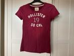 Wijnrood t-shirt Hollister, Kleding | Dames, Maat 38/40 (M), Nieuw, Ophalen of Verzenden, Korte mouw