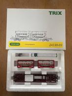 Trix 24330-03 containerwagen Hoyer DB, Gelijkstroom, Trix, Ophalen of Verzenden, Nieuw