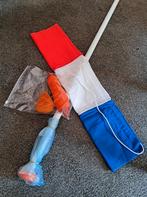 Nederlandse vlag met stok en wimpel, Diversen, Vlaggen en Wimpels, Ophalen, Zo goed als nieuw