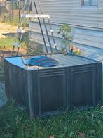 Waterdichte Bak met Deksel - Ideaal voor Vijver/Opslag, Ophalen, Gebruikt, Vast