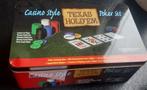 Poker set,  casino style, Ophalen of Verzenden, Gebruikt