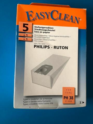 4 Stofzuigerzakken, vvor o.a. Philips beschikbaar voor biedingen