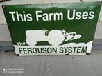 Ferguson system ford, fordson tractor, Ophalen of Verzenden, Gebruikt, Reclamebord