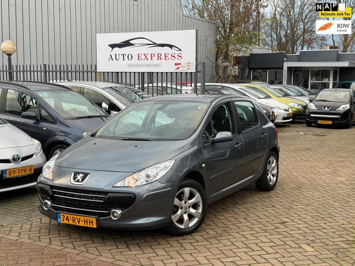 Peugeot 307 1.6-16V Griffe/Leer bekleding/Navi/Cruise/stoelv, Auto's, Peugeot, Bedrijf, Te koop, Airbags, Airconditioning, Alarm