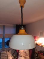 Mid-Century Space Age wit Acrylic glazen Pendant hanglamp, Ophalen, Minder dan 50 cm