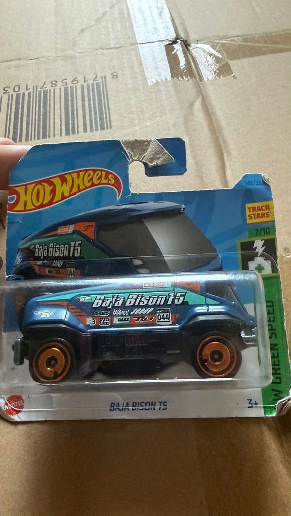 Hotwheels Baja Bison 2023 (Kaart beschadigd), Ophalen of Verzenden, Zo goed als nieuw, Auto