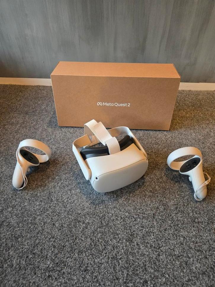 Meta Quest 2 - 256GB VR Bril, Spelcomputers en Games, Virtual Reality, Zo goed als nieuw, Pc, VR-bril, Ophalen of Verzenden