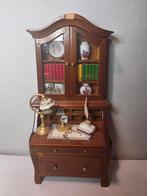 Reutter Porzellan Miniatuur Secretaire / Kabinet Poppenhuis, Ophalen of Verzenden, Zo goed als nieuw, Poppenhuis