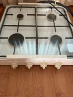 Pelgrim gaskookplaat met glazen deksel., Witgoed en Apparatuur, Kookplaten, Ophalen, 4 kookzones, Zo goed als nieuw, Gas
