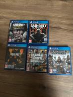 5 PS4 Games: Call of Duty, GTA V, Assassin's Creed, Spelcomputers en Games, Games | Pc, Online, Gebruikt, Vanaf 18 jaar, Shooter