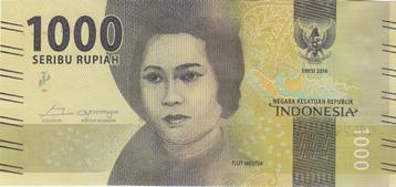 Indonesië bankbiljet 1000 Rupiah 2017, Pick 154b UNC beschikbaar voor biedingen