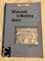 Wiskunde in Werking deel 2; ISBN: 9789050411837, Nieuw, Ophalen of Verzenden, WO