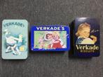 3 Verkade biscuits blikken., Ophalen of Verzenden, Gebruikt, Koek(jes), Verkade