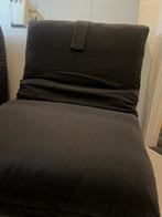 Woood logeermatras/poef/fauteuil donkergrijs, Ophalen, Gebruikt, Rechthoekig, Stof