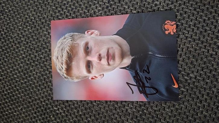 Foto met originele handtekening; Jerdy Schouten #4 PSV, Verzamelen, Sportartikelen en Voetbal, Nieuw, PSV, Verzenden
