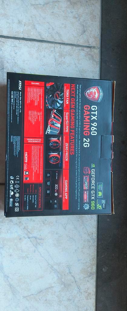 MSI GTX 960 Gaming 2G - Goede videokaart!, Computers en Software, Videokaarten, Zo goed als nieuw, Nvidia, PCI-Express 3.0, GDDR5