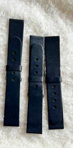 Horlogeband 20mm zwart, Sieraden, Tassen en Uiterlijk, Overige Accessoires, Nieuw, Ophalen of Verzenden