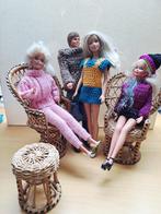 Set Barbie poppen met meubeltjes, Ophalen of Verzenden, Gebruikt, Barbie
