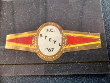 Oud sigarenbandje FC Steyl '67 (sport voetbal 1967) beschikbaar voor biedingen