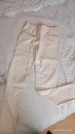 Mooie leren broek, Maat 38/40 (M), Beige, Ophalen of Verzenden, Lang