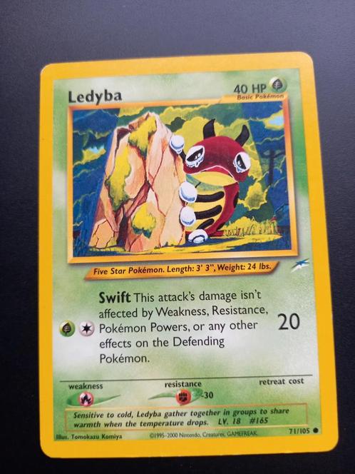 Ledyba 71/105 Neo Destiny, Hobby en Vrije tijd, Verzamelkaartspellen | Pokémon, Zo goed als nieuw, Losse kaart, Ophalen of Verzenden