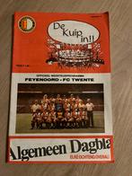 Feyenoord - FC Twente programma magazine 30-09-1984, Verzamelen, Sportartikelen en Voetbal, Ophalen of Verzenden