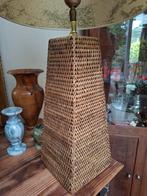 Birma rieten tafellamp, Ophalen of Verzenden