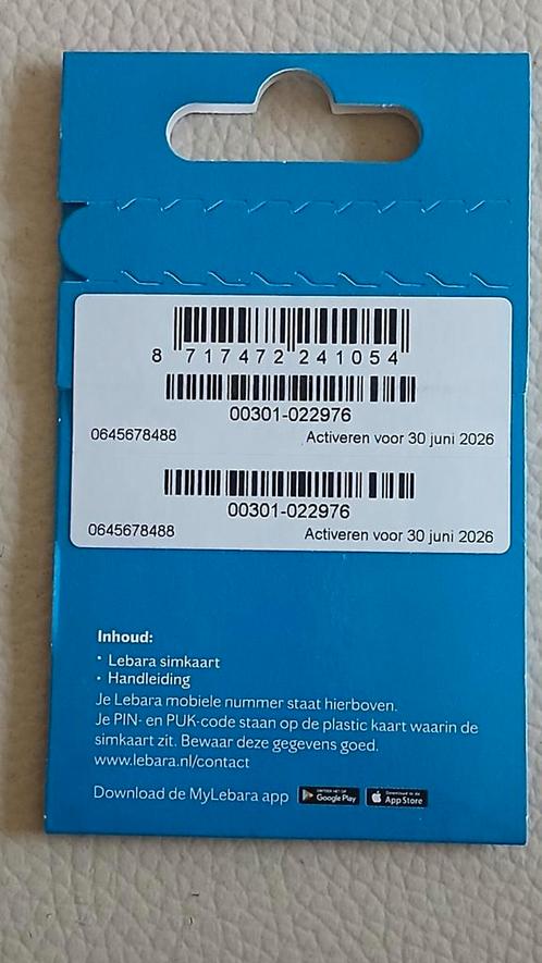 0645678488 《《 MOOI NUMMER, Telecommunicatie, Prepaidkaarten en Simkaarten, Nieuw, KPN, Ophalen of Verzenden