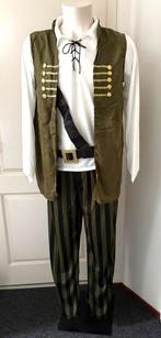 Piraten pak met hoed maat M carnaval feest, Carnaval, Maat 48/50 (M), Nieuw, Ophalen of Verzenden