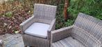 Vier 4 seasons 4SO tuinstoelen met kussens ZGAN, Tuin en Terras, Tuinstoelen, Ophalen, Zo goed als nieuw, Wicker