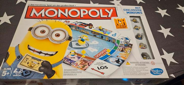 Minions Monopoly - Duitse Versie, Hobby en Vrije tijd, Gezelschapsspellen | Bordspellen, Zo goed als nieuw, Drie of vier spelers