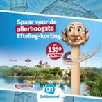 efteling tickets (AH actie), Twee personen, Ticket of Toegangskaart
