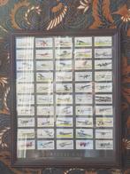 Complete ingelijste serie sigarettenplaatjes van vliegtuigen, Ophalen of Verzenden