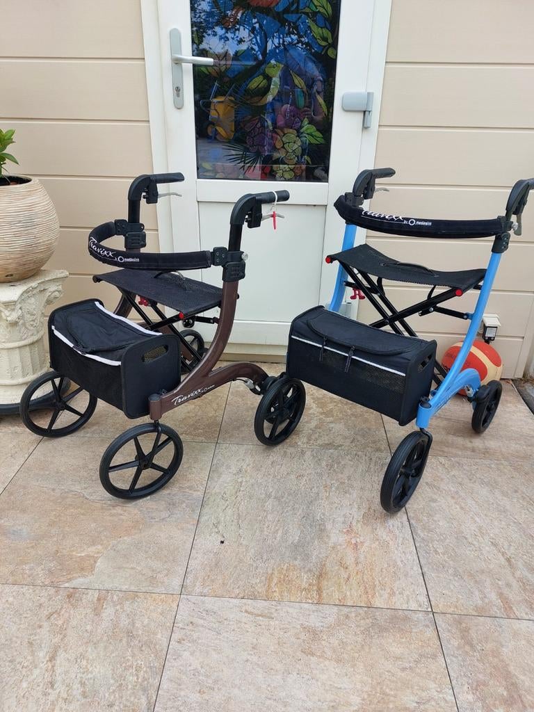 Travixx  ook in wit nieuwstaat rollator, Diversen, Rollators, Ophalen of Verzenden, Lichtgewicht