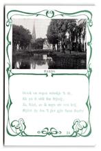Harlingen, Randversiering, Verzenden, 1920 tot 1940, Ongelopen, Friesland