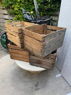 Houten kratjes (2 stuks), Ophalen of Verzenden, Zo goed als nieuw, Minder dan 50 cm, Minder dan 50 cm