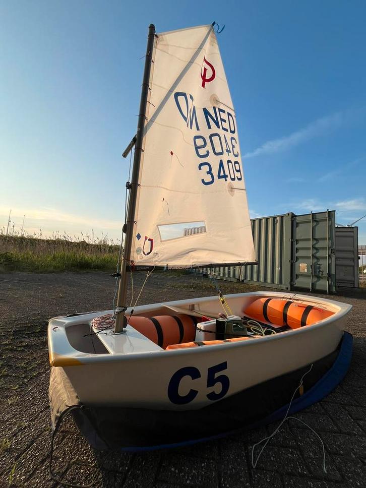 Wedstrijd Optimist Laser Performance 2011, Watersport en Boten, Zeilen en Zeiltoebehoren, Gebruikt, Overige typen, Minder dan 15 m²