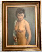 === vrouwelijk naakt === J Franken Pzn 1896-1977 ===, Antiek en Kunst, Kunst | Schilderijen | Klassiek, Ophalen of Verzenden