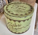 Oud Frans confiserie vosgina blik, groen, Antiek en Kunst, Ophalen of Verzenden
