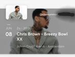 Chris brown concert kaarten, Twee personen, Juni