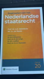 Beginselen van het Nederlandse staatsrecht druk 20, Nieuw, Ophalen of Verzenden, WO, Wolters Kluwer